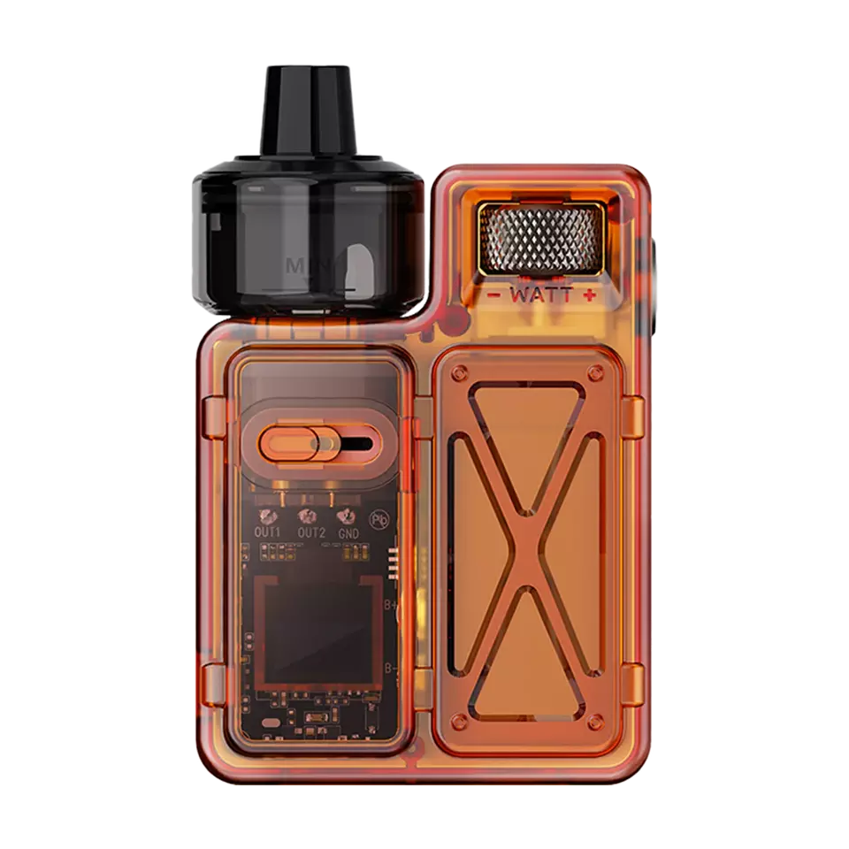 Orange Uwell Crown M Kit 35W 1000mAh 2ML Pod Mod with Twin Coils