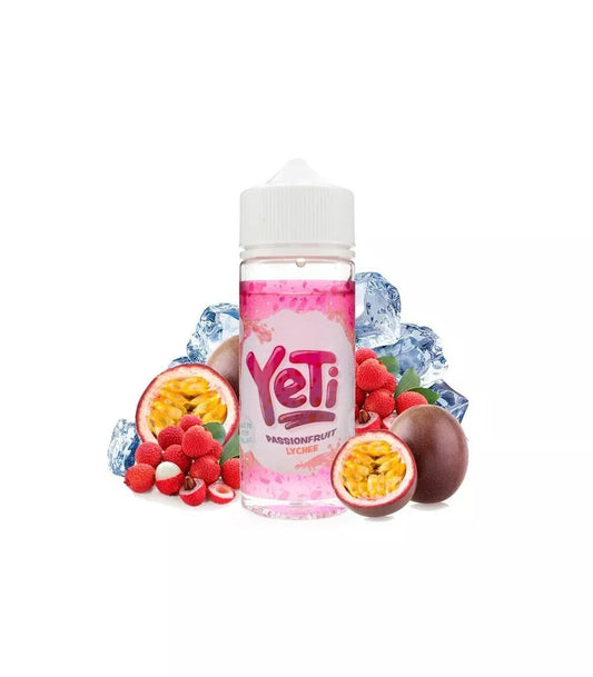 Passionfruit Lychee YETI 100ML E-Liquid - Fruity Ice Cold Series 70VG/30PG 0mg/ml