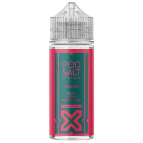 Pear Apple Raspberry 100ml Pod Salt Nexus 0mg E Liquid - 70VG/30PG Cloud Chaser