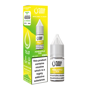 Pineapple Ice Pukka Juice 5000+ Nic Salt E-Liquid - 10ml, 10mg/20mg, Pack of 10