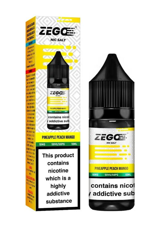 Pineapple Peach Mango Zego Nic Salt 10ml E-Liquid 10mg/20mg