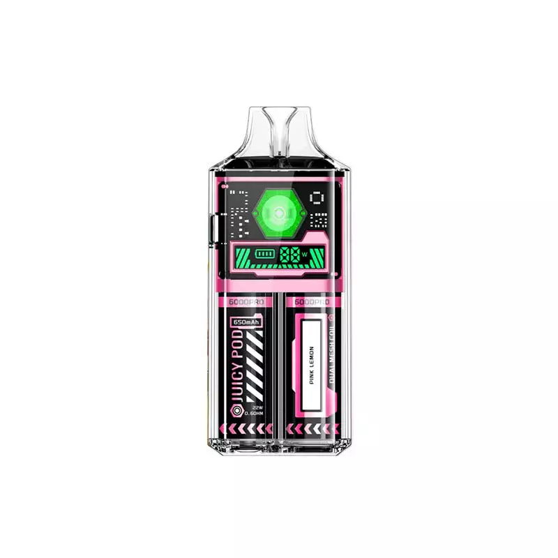 Pink Lemon Juicy Pod 6000 Pro Vape Kit - 6000 Puffs, 20mg Nic