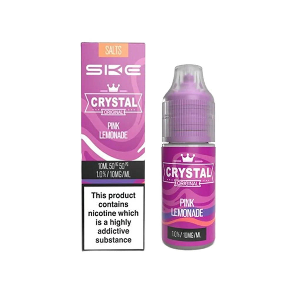 Pink Lemonade SKE Crystal Nic Salt E Liquid 10ml - 10mg/20mg