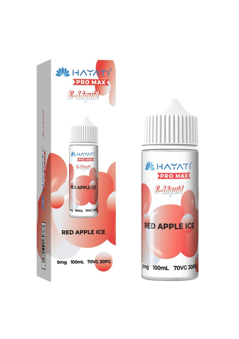 RED APPLE ICE HAYATI PRO MAX E-LIQUID 100ML NO NICOTINE