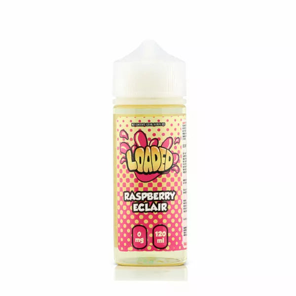 Raspberry Eclair Loaded E-Liquid 120ml - Apple Fritter, Lemon Bar, Melon Milkshake