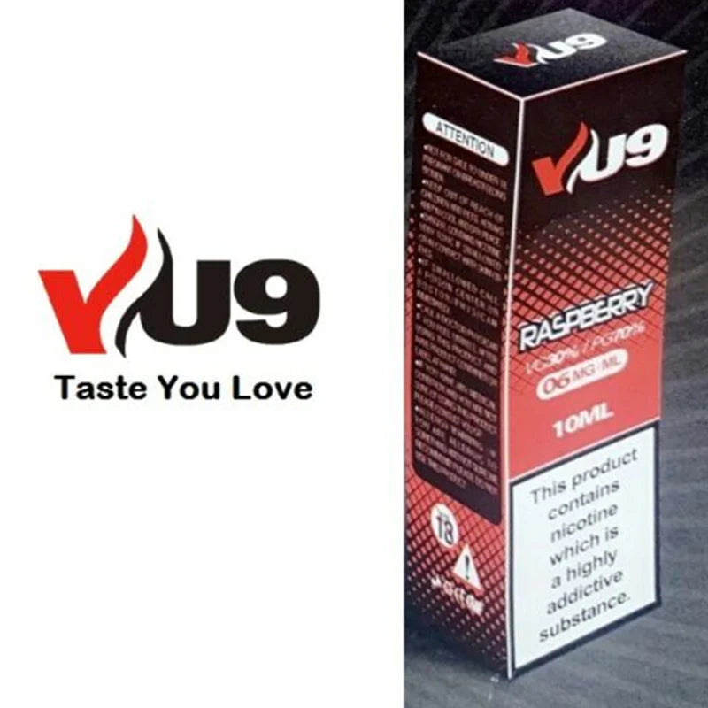 Raspberry VU9 E-Liquid 20x10ml | 70/30 PG/VG | 6mg, 12mg, 18mg