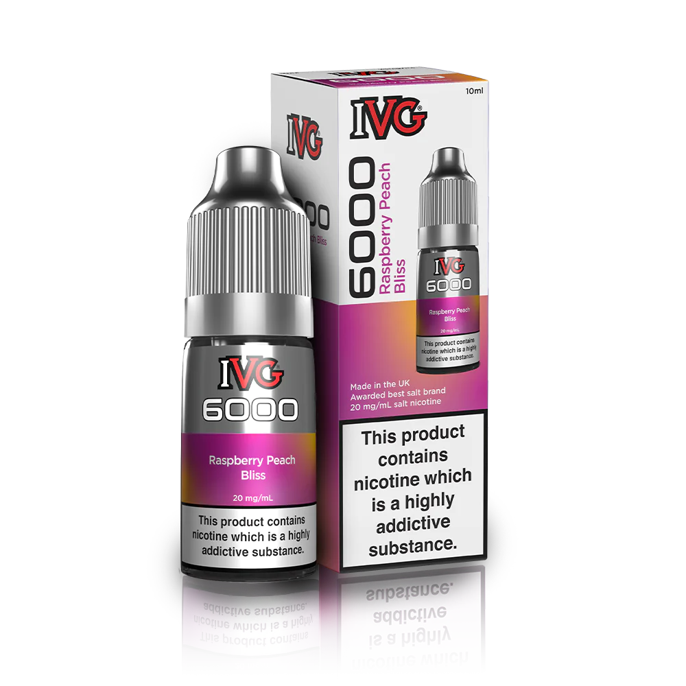 IVG 6000 Nicotine Salt Vape Juice 10mg/20mg