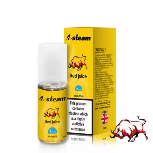 Red Juice A-Steam 10ml Premium Vape Juice Variety Pack (10x)