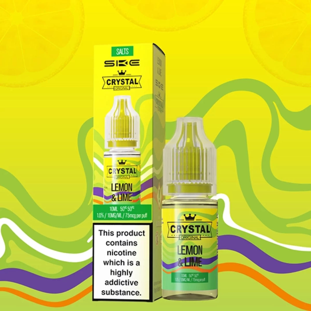 Lemon & Lime SKE Crystal Nic Salt E Liquid 10ml - 10mg/20mg