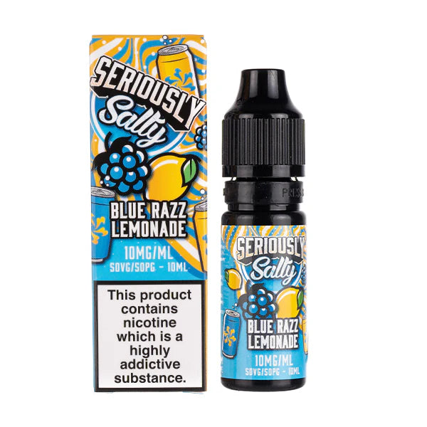 Blue Razz Lemonade Nic Salt E-Liquid by Seriously Salty