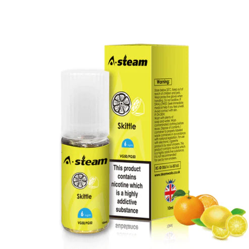 Skittle A-Steam 10ml Premium Vape Juice Variety Pack (10x)