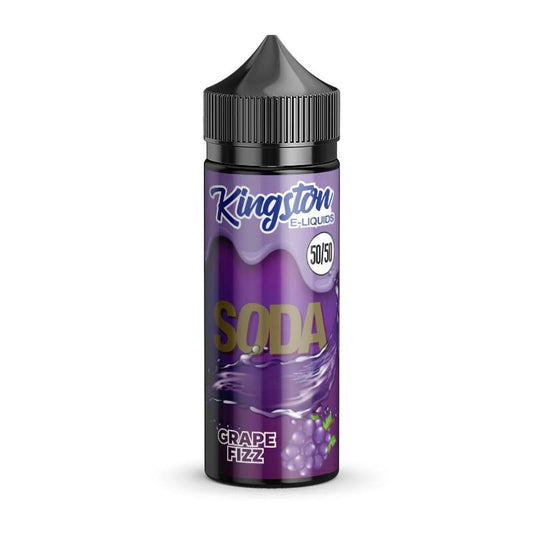 Soda - Grape Fizz Kingston 100ml Nicotine Free 0mg E Liquid VAPE Juice