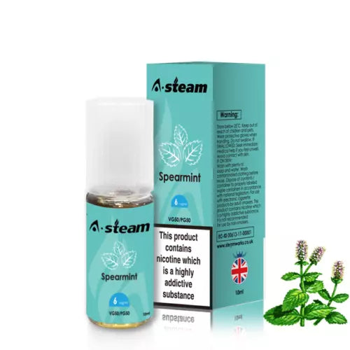 Spearmint A-Steam 10ml Premium Vape Juice Variety Pack (10x)