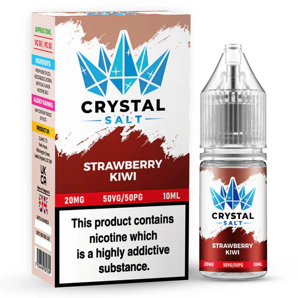 Strawberry Kiwi Crystal Salt Nic Salt E Liquid - 10ml | 10/20mg | 50/50 VG/PG