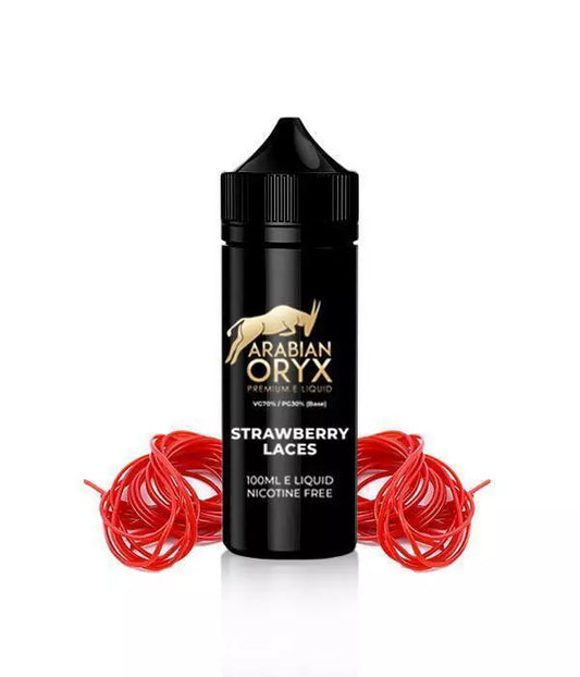 Strawberry Laces ARABIAN ORYX E Liquid 100ML | Premium 0mg Juice