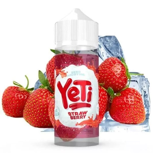 Strawberry YETI 100ML E-Liquid - Fruity Ice Cold Series 70VG/30PG 0mg/ml