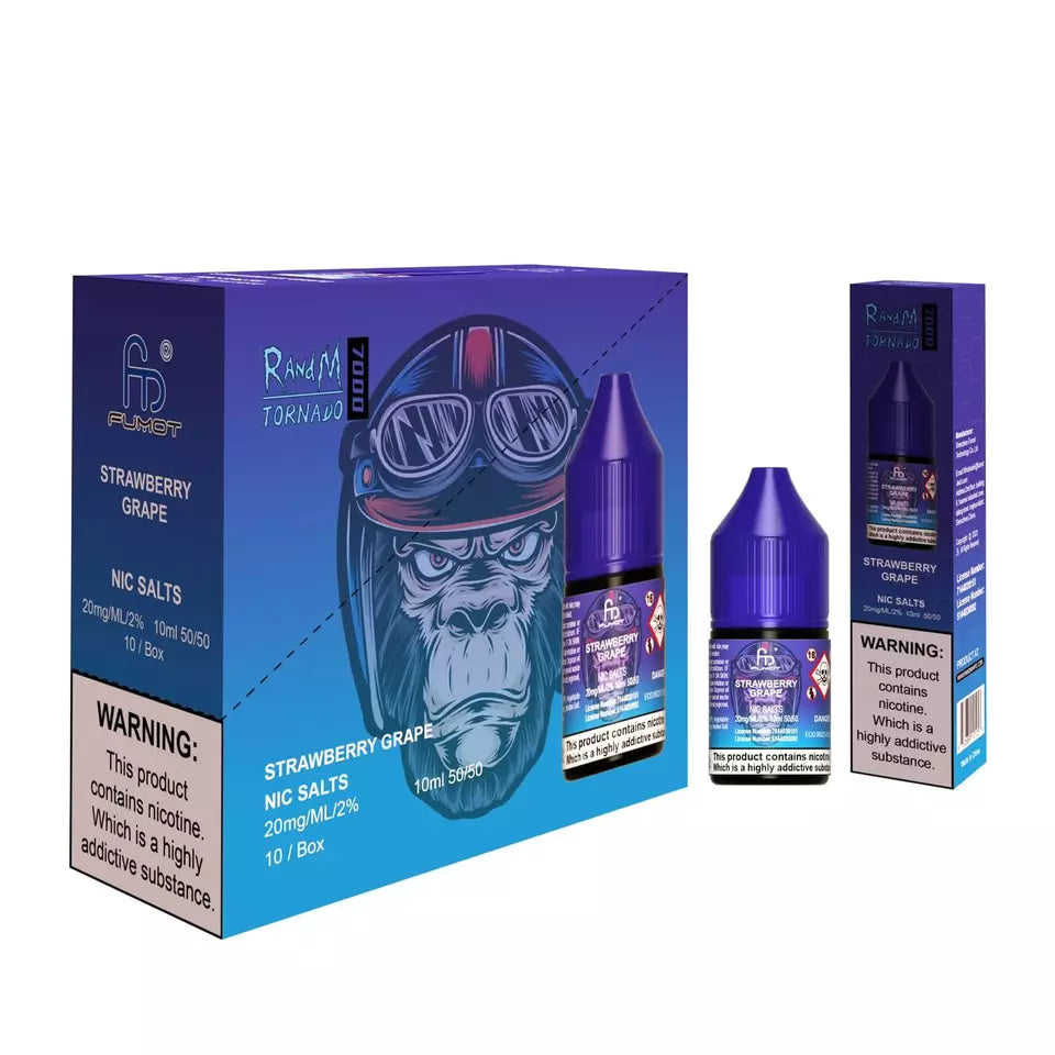 R AND M Nic Salt 10ml  50/50 VG/PG 10mg | 20mg- All Flavour