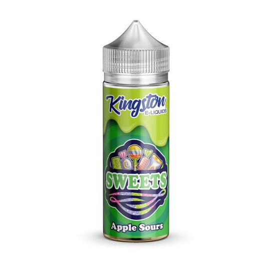 Sweet - Apple Sours Kingston 100ml Nicotine Free 0mg E Liquid VAPE Juice