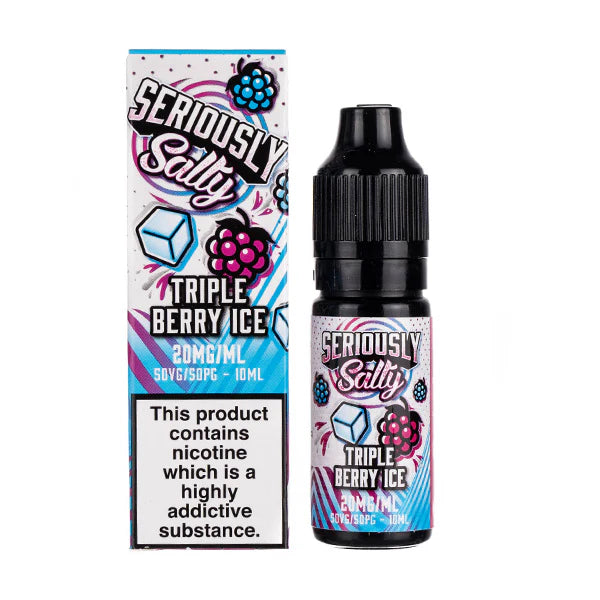 Triple Berry Ice Nic Salt E-Liquid by Seriously Salty Fusionz