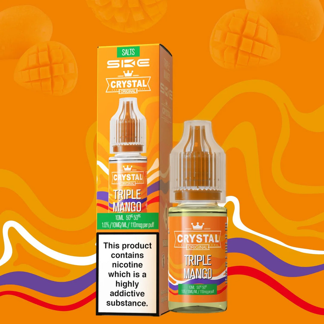 Triple Mango SKE Crystal Nic Salt E Liquid 10ml - 10mg/20mg