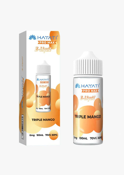 TRIPLE MANGO HAYATI PRO MAX E-LIQUID 100ML NO NICOTINE