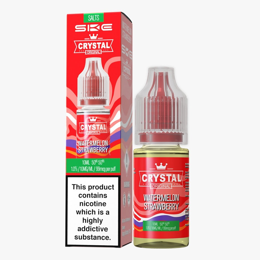 Watermelon Strawberry SKE Crystal Nic Salt E Liquid 10ml - 10mg/20mg