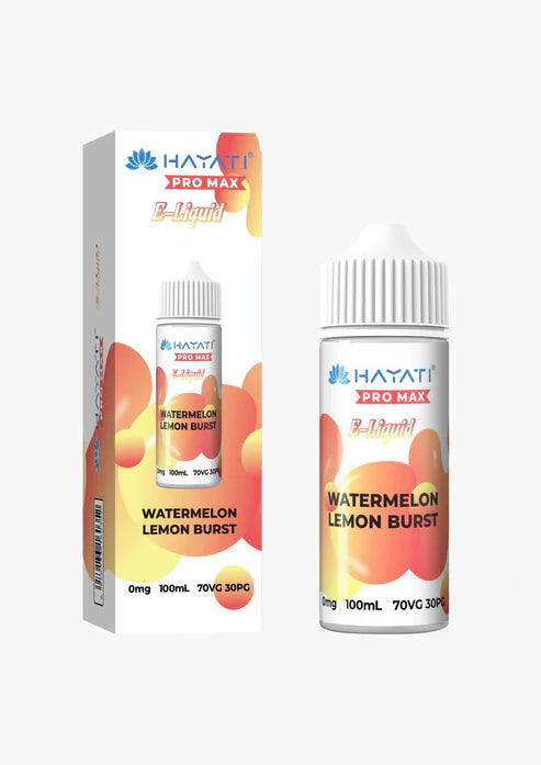 WATERMELON LEMON HAYATI PRO MAX E-LIQUID 100ML NO NICOTINE