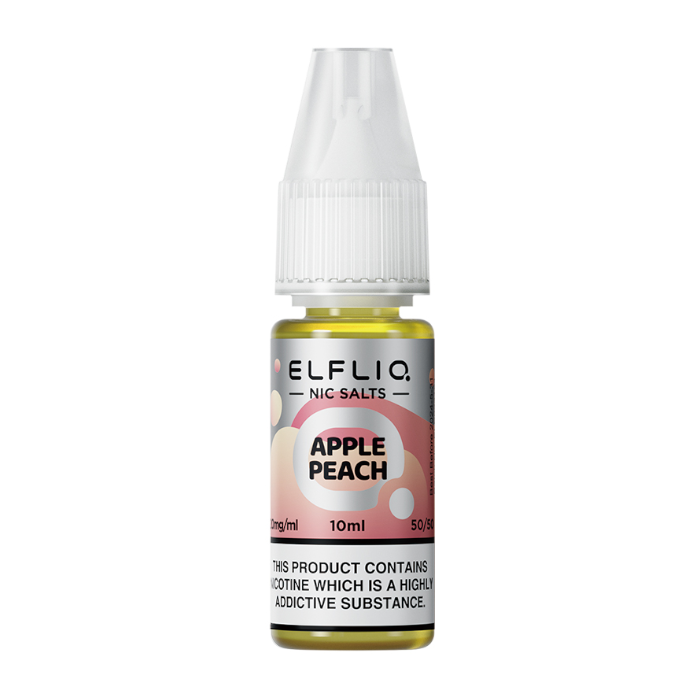 Elf Bar ElfLiq Apple Peach Nic Salt Vape Juice 10ml