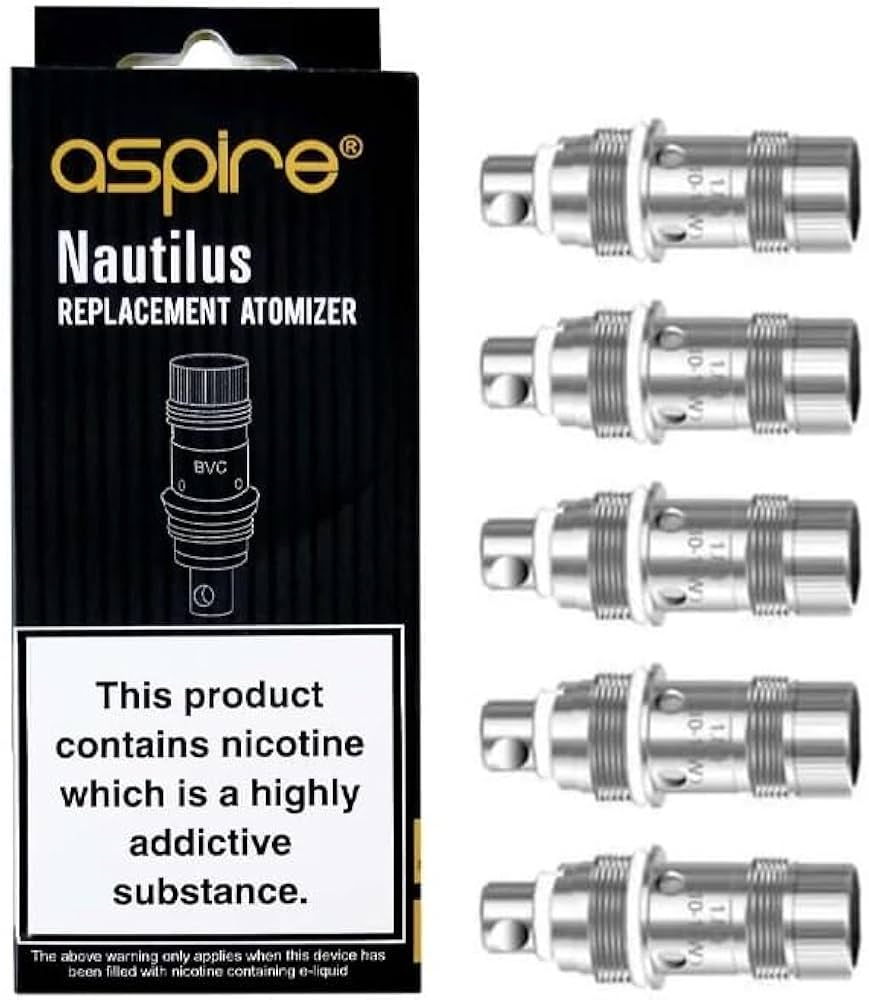 Genuine Aspire Nautilus / Nautilus mini Bottom Vertical Coil (BVC) x5 piece