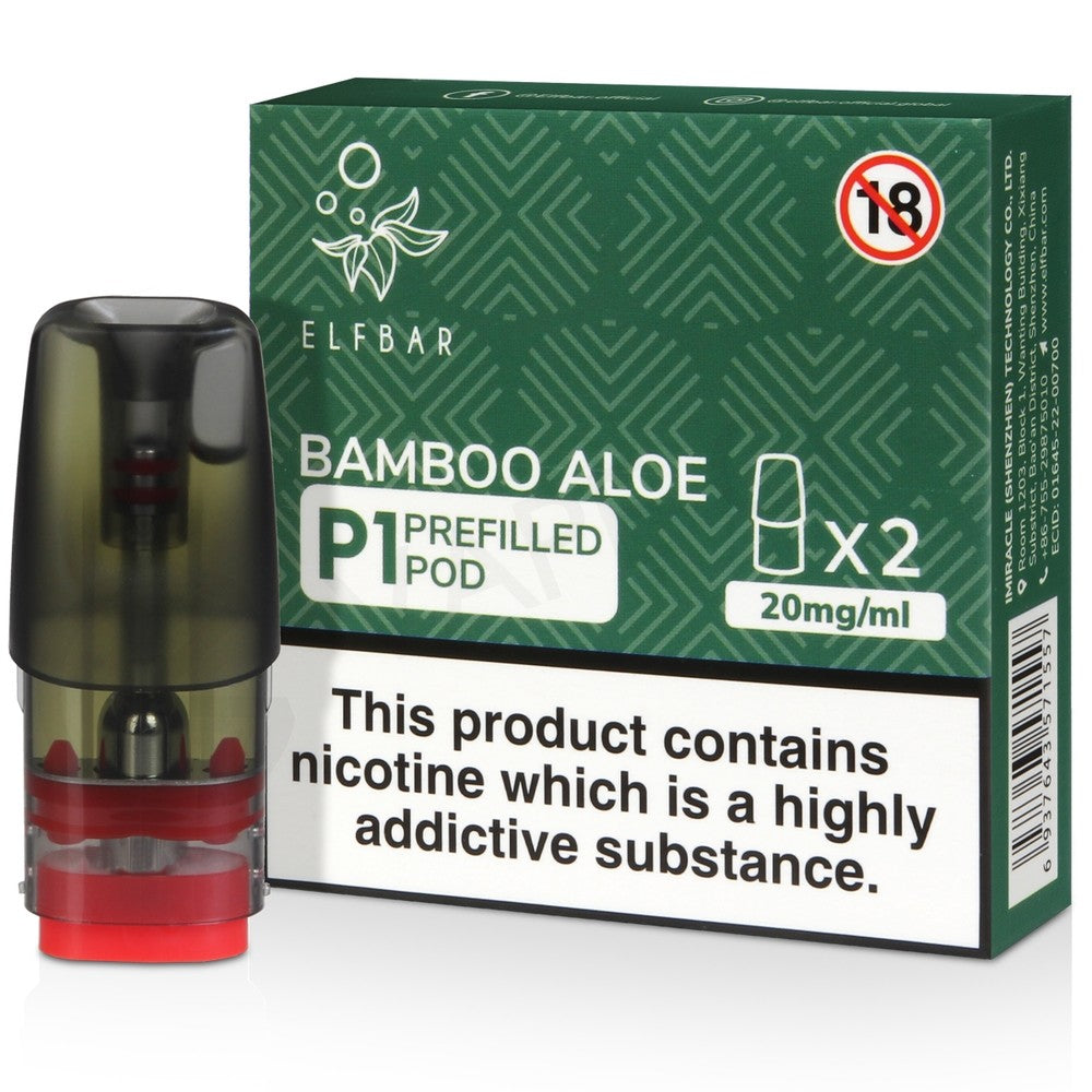 BAMBOO ALOE ELF BAR MATE P1 PREFILLED POD