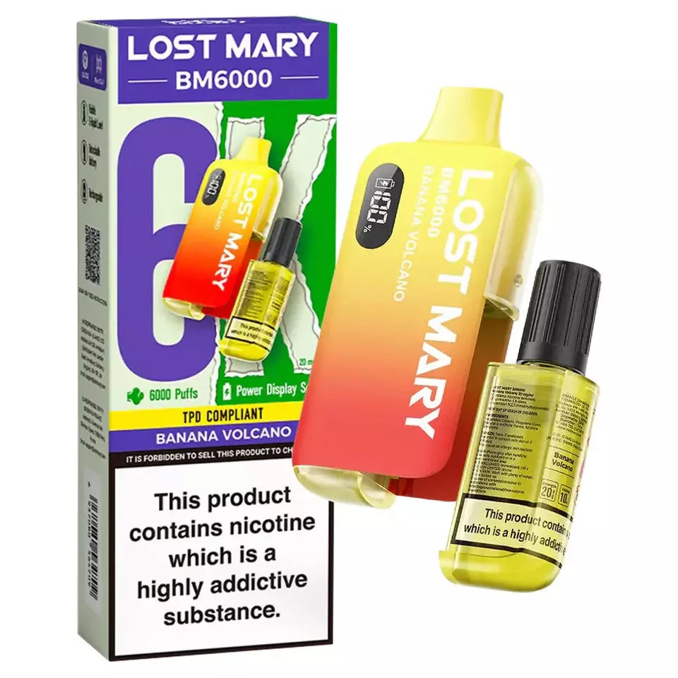 Lost Mary BM6000 Disposable Vape - Ultimate Vape Experience with 6000 Puffs