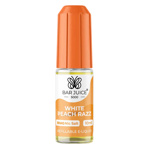 Bar Juice 5000 White Peach Razz Nic Salt Vape juice 10ml