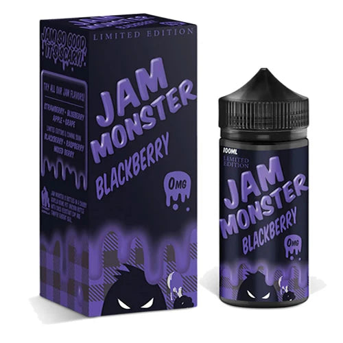 JAM MONSTER E-Liquid 100ML 0MG Vape Juice 75VG 25PG TPD VERSION - All Flavour