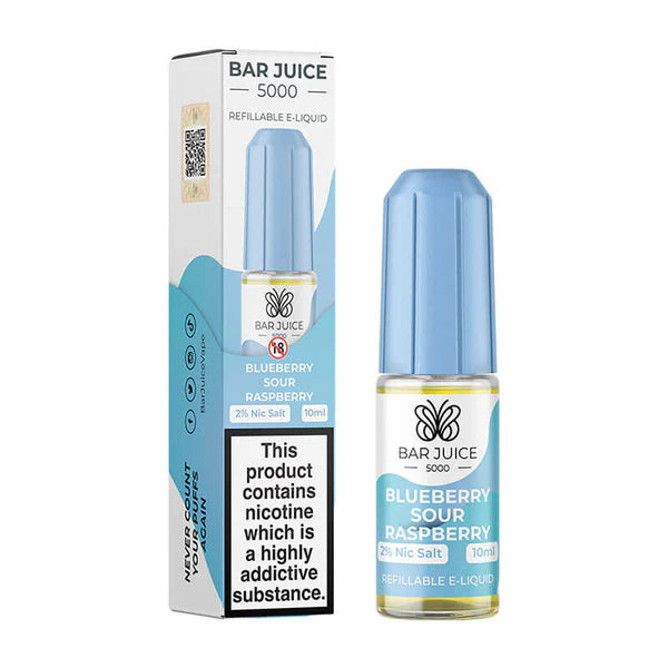 Bar Juice 5000 Blueberry Sour Raspberry Nic Salt Vape juice 10ml