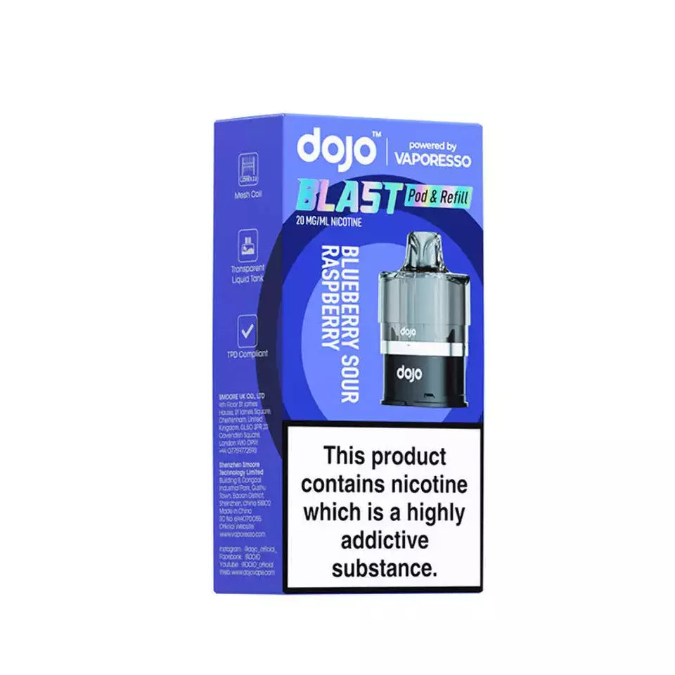 VAPORESSO DOJO BLAST 6000 PRE-FILLED PODS