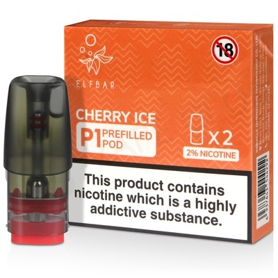 CHERRY ICE ELF BAR MATE P1 PREFILLED PODS