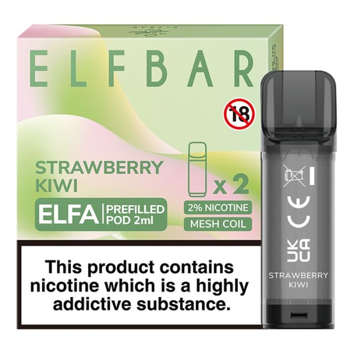 STRAWBERRY KIWI ELF BAR ELFA PREFILLED POD