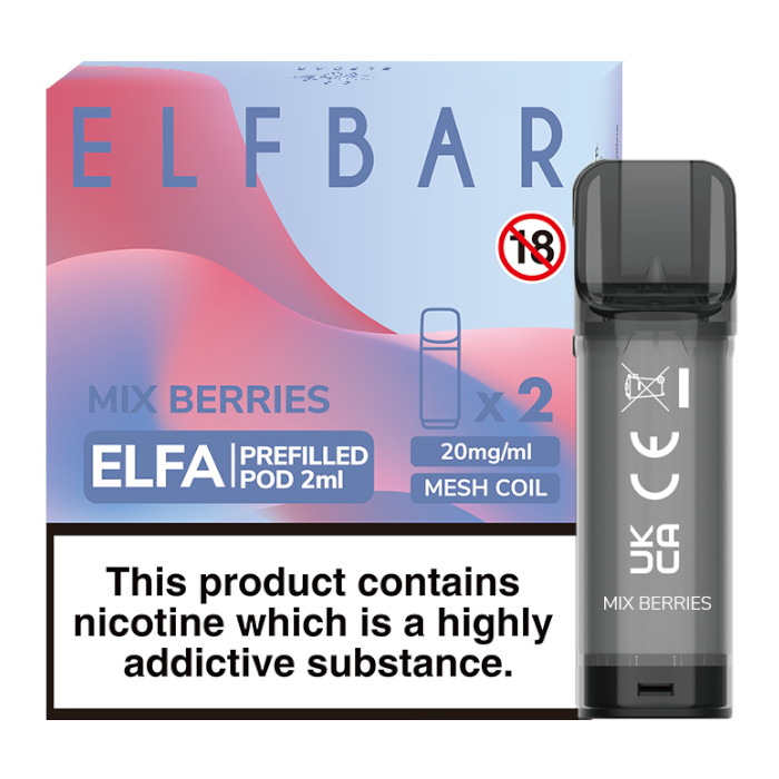 MIX BERRIES ELF BAR ELFA PREFILLED POD