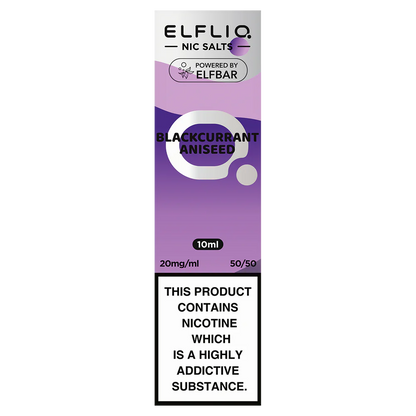 ELFBAR ElfLiq Nic Salts - Blackcurrant Aniseed - 10ml