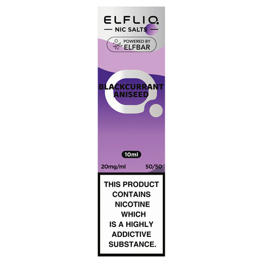 ELFBAR ElfLiq Nic Salts - Blackcurrant Aniseed - 10ml