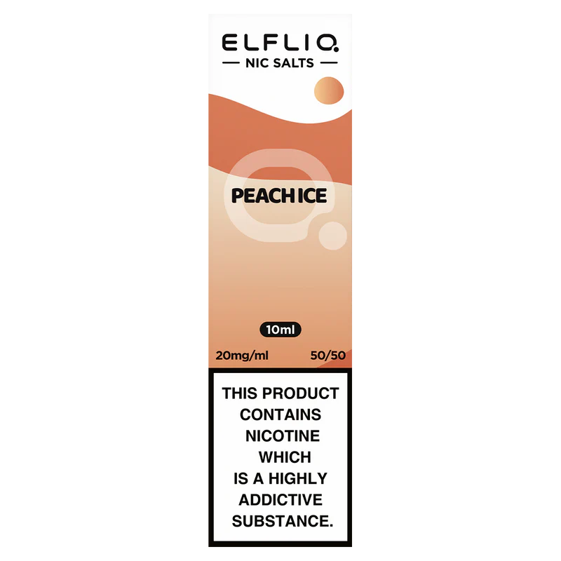 ELFBAR ElfLiq Nic Salts - Peach Ice - 10ml