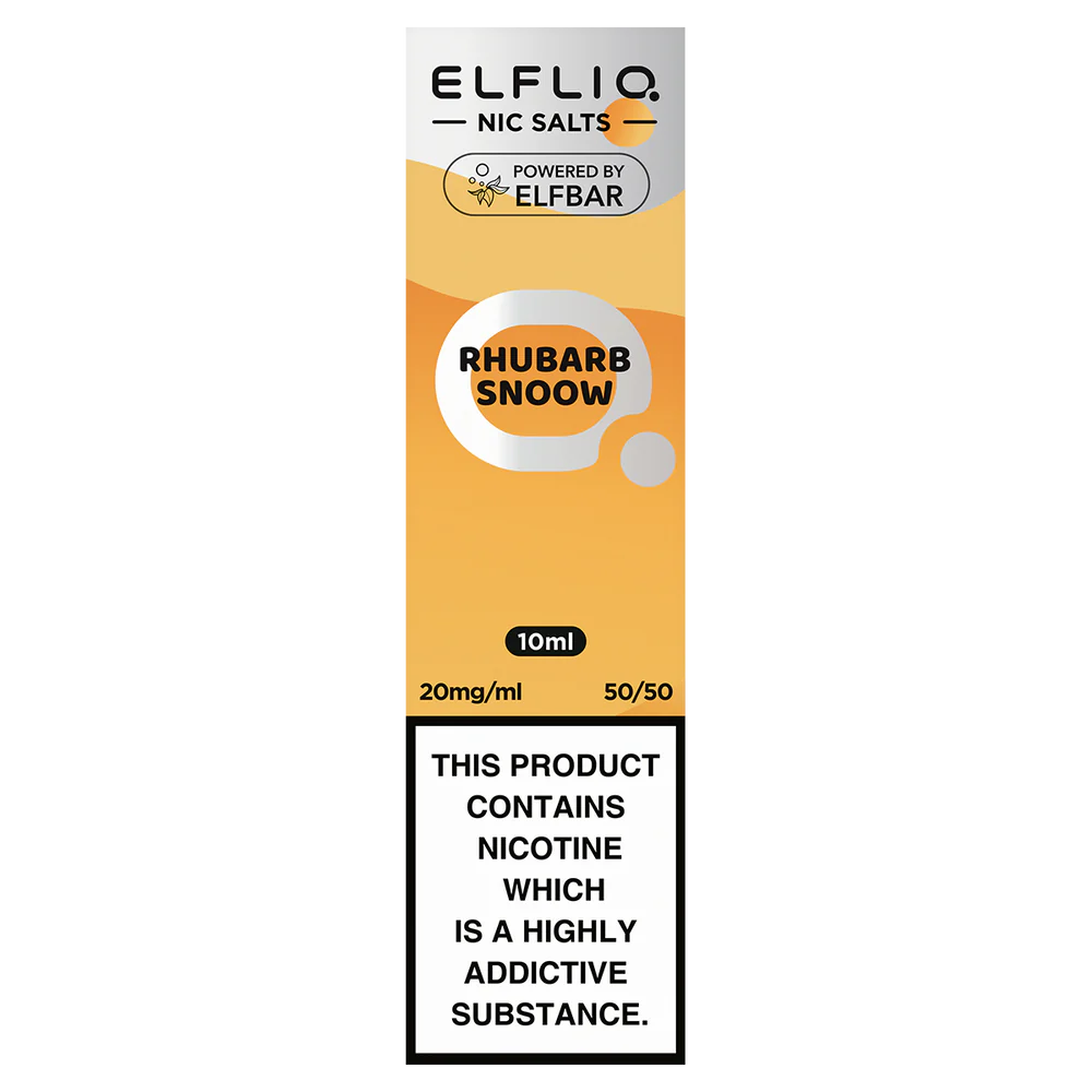 ELFBAR ElfLiq Nic Salts - Rhubarb Snoow - 10ml