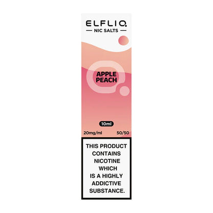 Elf Bar ElfLiq Apple Peach Nic Salt Vape Juice 10ml