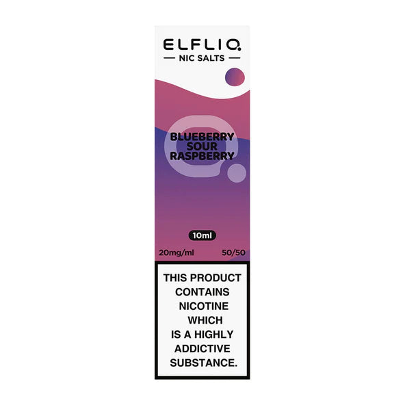 Elf Bar ElfLiq Blueberry Sour Raspberry Nic Salt Vape juice