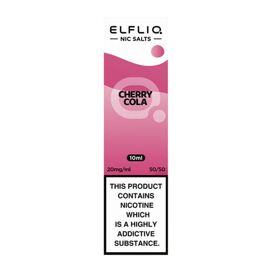 Elf Bar ElfLiq Cherry Cola Nic Salt Vape Juice 10ml