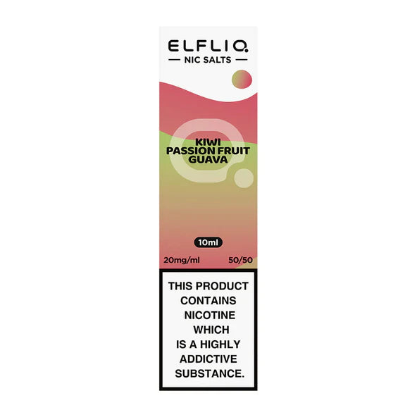 Elf Bar ElfLiq Kiwi Passion Fruit Guava Nic Salt vape juice