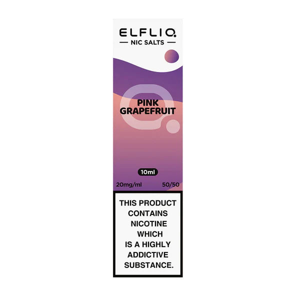 Elf Bar ElfLiq Pink Grapefruit Nic Salt Vape Juice 10ml