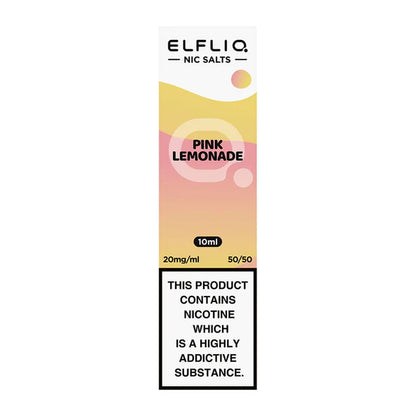 Elf Bar ElfLiq Pink Lemonade Nic Salt Vape Juice 10ml