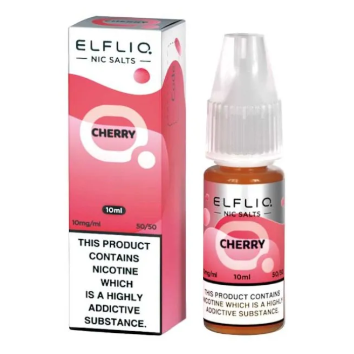 Elf Bar ElfLiq Cherry Nic Salt Vape Juice 10ml