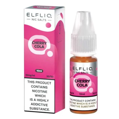 Elf Bar ElfLiq Cherry Cola Nic Salt Vape Juice 10ml